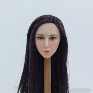 1 6 中国人女優 ファン ビンビン 黒髪ロング 女性フィギュア用ヘッド フィギュアモール 1 6カスタムフィギュア通販サイト