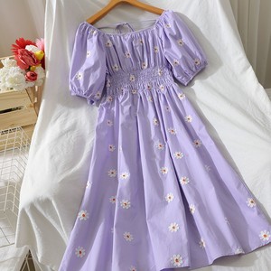 花柄 ワンピース 夏 かわいい 花 清楚 517 Sweetly