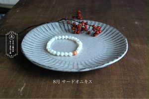 8月サードオニキス 誕生石ブレスレット 8月サードオニキス 誕生石ブレスレット