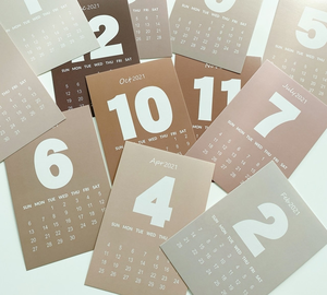 21 Post Card Calendar 21年用 ポストカード カレンダー 韓国雑貨 Tokki Maeul トッキマウル 韓国雑貨通販サイト