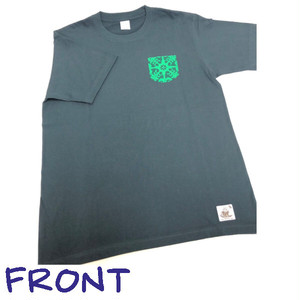 Noweee Tシャツ バックプリント ブルーグリーン メンズ