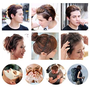 Jpcs Lattcure シンプル カチューシャ ウェーブ 8本セット ヘアバンド メンズ レディース ヘアアクセサリー 金属製 前髪 髪飾り 固定 メイク スポーツ 洗顔用 Az Japan Classic Store