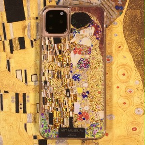 Artify Iphone 11 Pro Max グリッターケース クリムト キス ゴールド Aj Klimt World