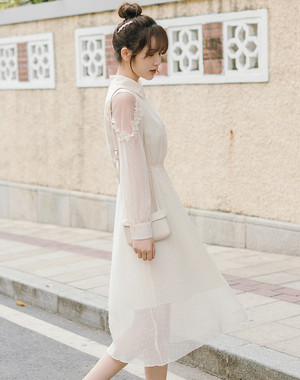 日本最大級 春新作 ワンピース 春 ワンピース 膝丈 ワンピース ひざした ワンピース 膝下 ワンピース レディース きれいめ 膝丈 ワンピース ドレス 最新の激安 Centrodeladultomayor Com Uy