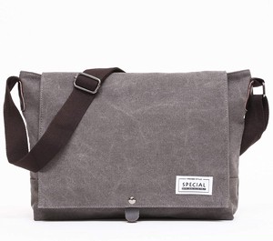 ショルダーバッグ メンズ 帆布 大容量 ファスナー 薄型 斜めがけ メッセンジャーバッグ キャンバス 収納可能 Shb7 Blue Sincere ブルーシンシア 便利なファッション小物専門店