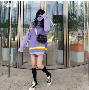ロングセラー 学生風vニットネックベスト ストライプシャツ 韓国レディースファッション通販 Krex ケーレックス