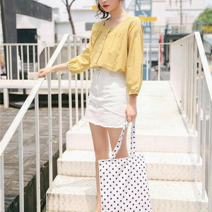 清楚系スクエアネックパフブラウス 韓国レディースファッション通販 Krex ケーレックス