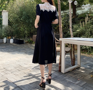 デコルテレースクラシカルワンピース Honeyant