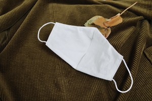 【刺繍マスク/ワイヤー】 "Rose x Line✴︎Beige"