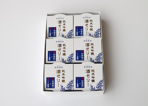 純米吟醸 酒ゼリー(箱詰 6個入) 純米吟醸 酒ゼリー(箱詰 6個入)