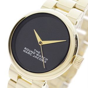 マークジェイコブス Marc Jacobs 腕時計 レディース Mj The Round Watch クォーツ ブラック ゴールド Wingfactory