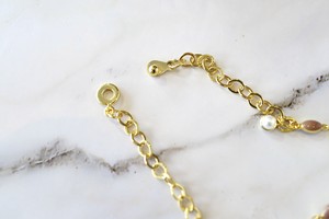 【ネックレス】淡ピンクベージュ*刺繍に合うアクセサリーシリーズ*