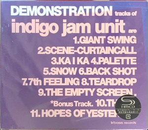indigo jam unit / DEMONSTRATION-REMASTERED-(経年色落ちあり。1点もの saleサイン付き)