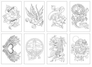 Chameleon Pen Totally Tattoo Color Cards カメレオンペン タトゥー カラーカード Chameleonpen