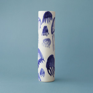 MARGARIDA FABRICA   ALTA jar _sea painted