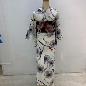 新品 浴衣 単品 フリーサイズ 23 変わり織り 綿 Tokyo135