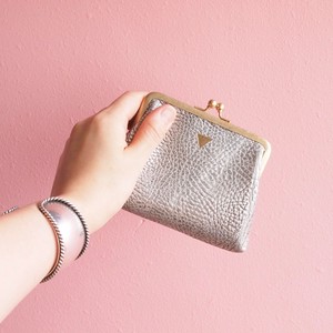 New Mini ウォレット がまぐち財布 プエブロシルバー ピンク Pettica