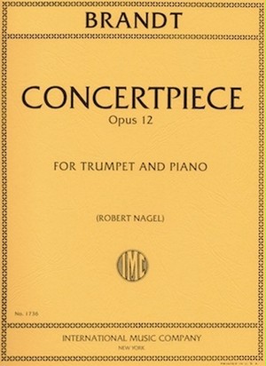 ブラント：演奏会用小品(コンサートピース)第2番Op.12/トランペット・ピアノ