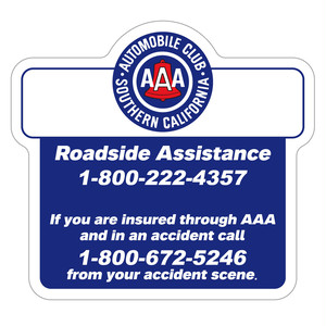 127 a Roadeside Assistance California Market Center アメリカンステッカー スーツケース シール Y Market