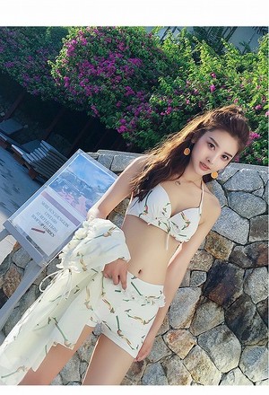 水着レディースビキニ 短パン シースルートップス付き 体型カバー ママ水着 大学生 リゾート 海外旅行 ハワイ グアム 沖縄 10代 代 30代 40代 50代 韓国の可愛いレディースアパレルのセレクトショップ Kilalion キラリオン