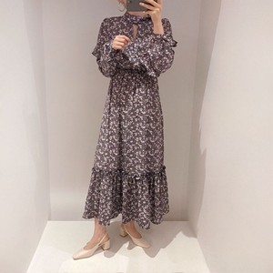 マキシワンピ 秋ワンピ ロング丈ワンピ リゾート ロングaタイプマキシ丈ワンピース 長袖 花柄 ボヘミアン ロングワンピース シフォン ワンピース 秋物ワンピ 秋服 ワンピース マキシ ロング マキシ丈 Liruha リルハ Meet New Me