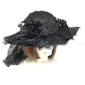 【送料無料】1点物★エスカーダハット(闇薔薇の森B)