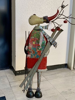 【Ho】クリスマス トナカイ置物 (630-697) 【Ho】クリスマス トナカイ置物 (630-697)