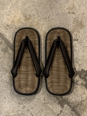 Re-PLANT ELK Leather 竹粋 -Chikusui- Zori Re-PLANT ELK Leather 竹粋 -Chikusui- Zori