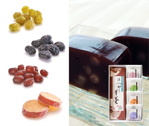 【夏ギフト】白小豆入り羊羹・甘納豆セット 【夏ギフト】白小豆入り羊羹・甘納豆セット
