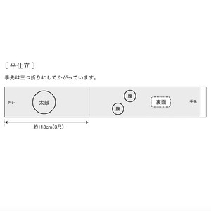 平仕立 平仕立