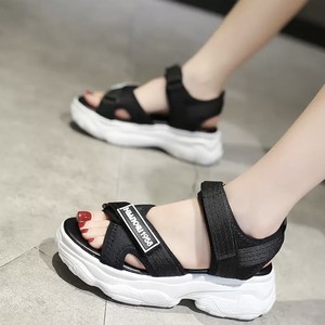 厚底モノトーンサマーサンダル 韓国ファッション通販 Nosweat