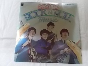 ビートルズ ロックンロールミュージック 中古レコード 国内盤 2枚組 見開きジャケット 歌詞 対訳 解説付