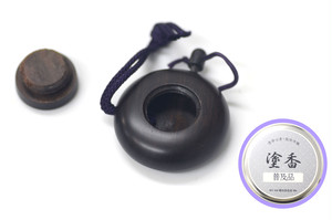 塗香入れ(黒檀)+塗香(普及品) セット 塗香入れ(黒檀)+塗香(普及品) セット