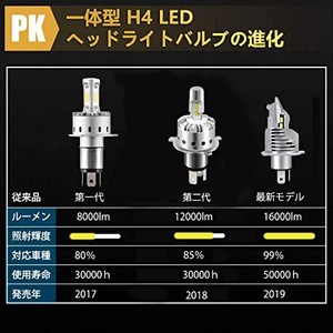 Jpcs 令和初最強輝度 Bordan H4 Led ヘッドライト Hi Lo 新基準車検対応 車 バイク用 60w 30w 2 lm 8000lm 2 6500k 12v 24v車対応 ハイブリッド車 Ev車対応 Ledバルブ ホワイト 3年保証 2個入 Az Japan Classic Store