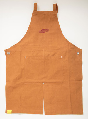 HEAVY CANVAS APRON  <BROWN>