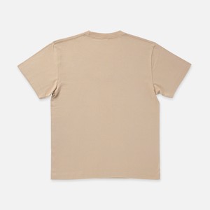 Tシャツ Soba Hunter ツートンボックス ライトベージュ色 Ckaeru シカエル