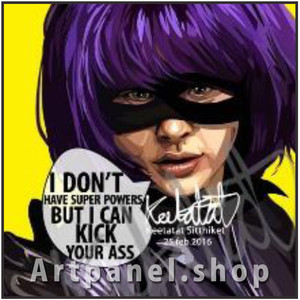 ヒットガール Hit Girl Sサイズ26cm Mv 0205 Artpanel Shop ポップアートパネル公式通販サイト アートパネルドットショップ