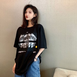 Tシャツとプリントインナーの重ね着 韓国ファッション通販 Nosweat