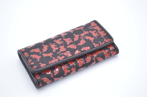 キーケース 黒 赤 猫柄 浅草前川印伝 直営オンラインショップ