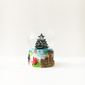 広島県限定　ご当地スノードーム　スノードーム　広島城
