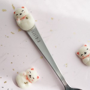 招き猫匙　招き猫スプーン