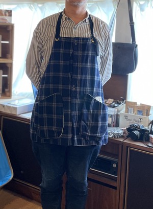 suolo GRIZZLY / check flannel navy×grey check suolo GRIZZLY / check flannel navy×grey check