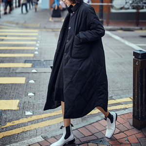 即納 キルティングダウンコート ブラック アウター 秋冬 ロング リラックス ストリート インナーダウン 重ね着 シャツスタイル Aerg アーグ レディースアパレル通販サイト