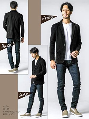 Jpcs Liberte Riche リベルテ リッシュ メンズ ジャケット テーラードジャケット スウェット ビジネス カジュアル 細身 ストレッチ 6color 5サイズ展開 Az Japan Classic Store