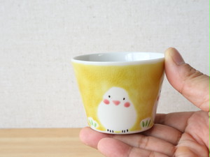 白文鳥さんとインコさん そばちょこ