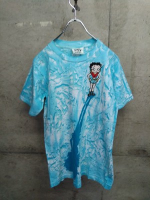 90s BETTY BOOP/ベティ ブープ　 Tシャツ　Sサイズ　USA製 タイダイ