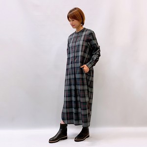 Ticca ティッカ ノーカラーワンピースチェック21秋冬新作 送料無料 Bien More Net Store ファッション レディース セレクトショップ