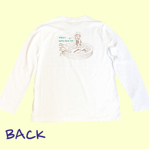 Noweee ロングTシャツ Surfingバージョン ホワイト メンズ