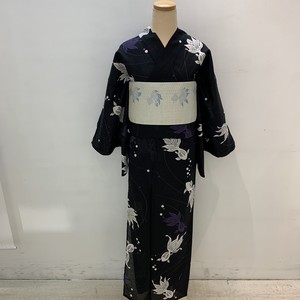 新品 浴衣 単品 フリーサイズ 25 変わり織り 綿 Tokyo135