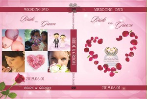 ブラックフライデー セール 結婚式 Dvd デザイン Version 2 ハッピースタジオ 映像制作 ビデオ撮影 動画編集 Dvd作成 ジャケット レーベルデザイン